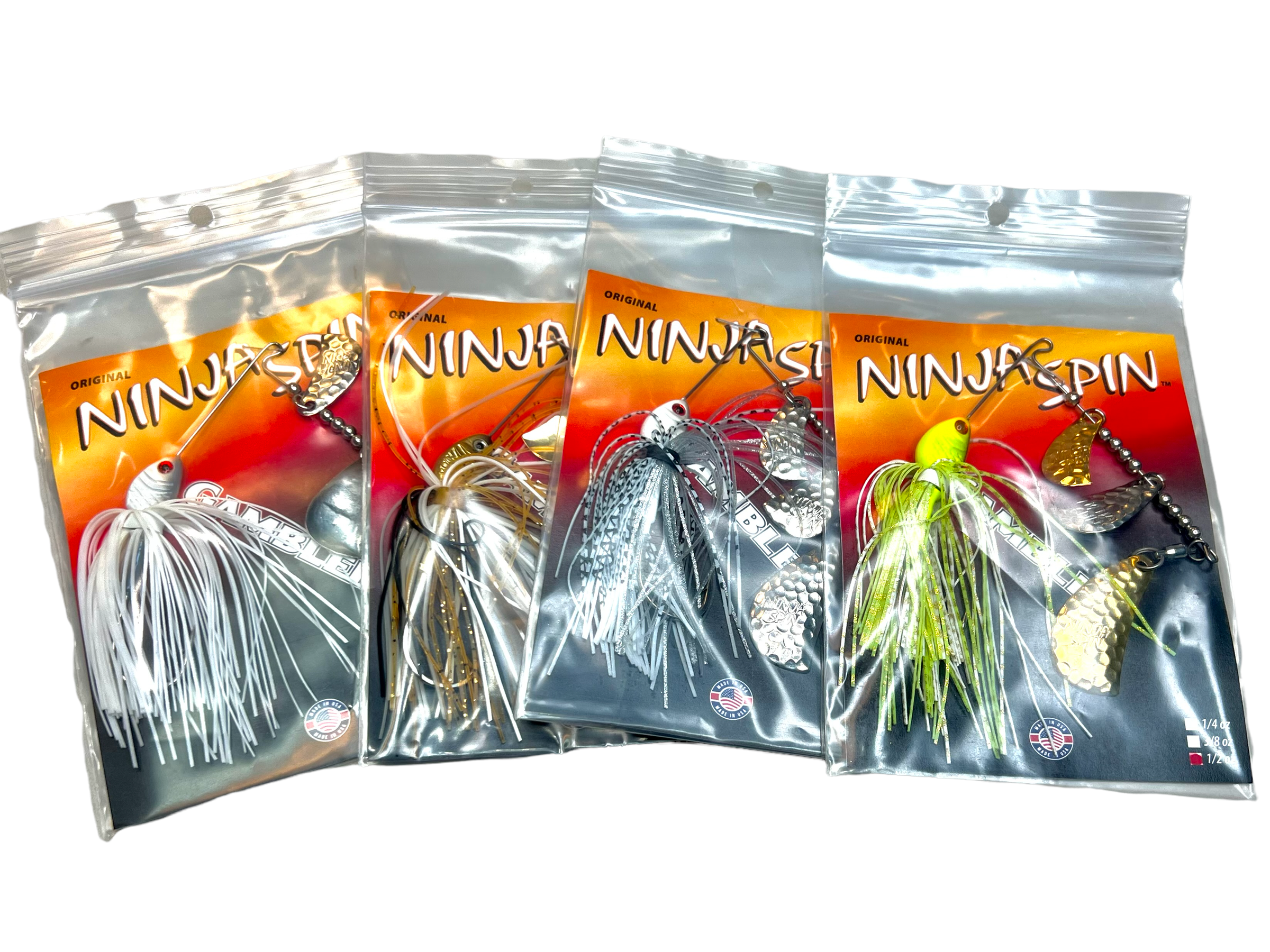 Gambler Ninja Spin Spinnerbait Baby Bass 1/2