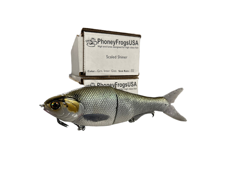 PhoneyFrogsUSA Scaled Shiner Glide Bait-Slow Sinking