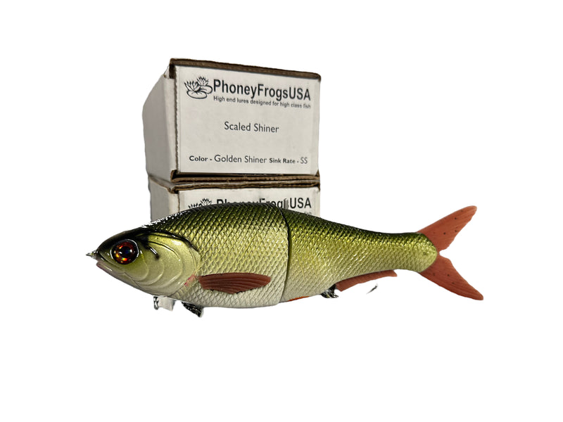 PhoneyFrogsUSA Scaled Shiner Glide Bait-Slow Sinking