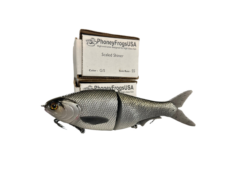 PhoneyFrogsUSA Scaled Shiner Glide Bait-Slow Sinking