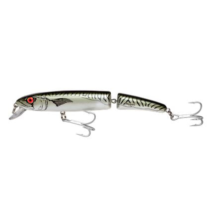 Bomber Saltwater Grade Jointed Magnum Long A - Silver Flash/Redhead